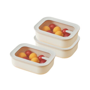 LOCKNLOCK Dóza na potraviny LOCK Dual Nesting sada 3ks