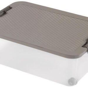 Plastový úložný box s víkem HEIDRUN R-box 25l.