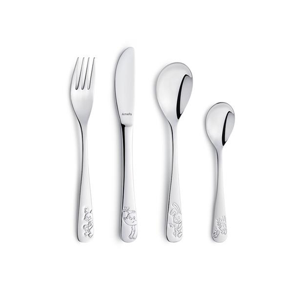 Sada dětských příborů AMEFA 4ks Forest friends