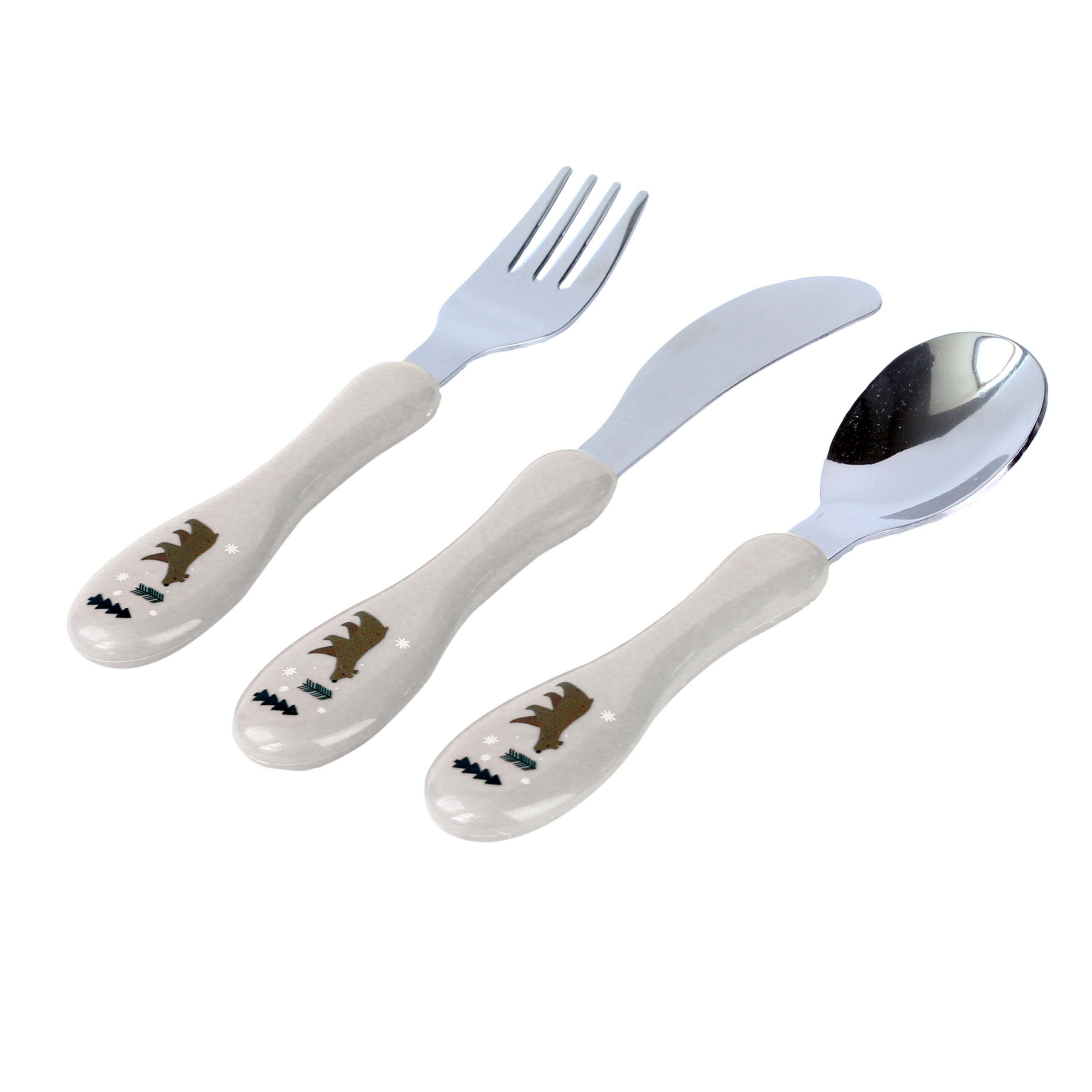 TORO Sada dětských příborů KITCHISIMO 3ks medvídek