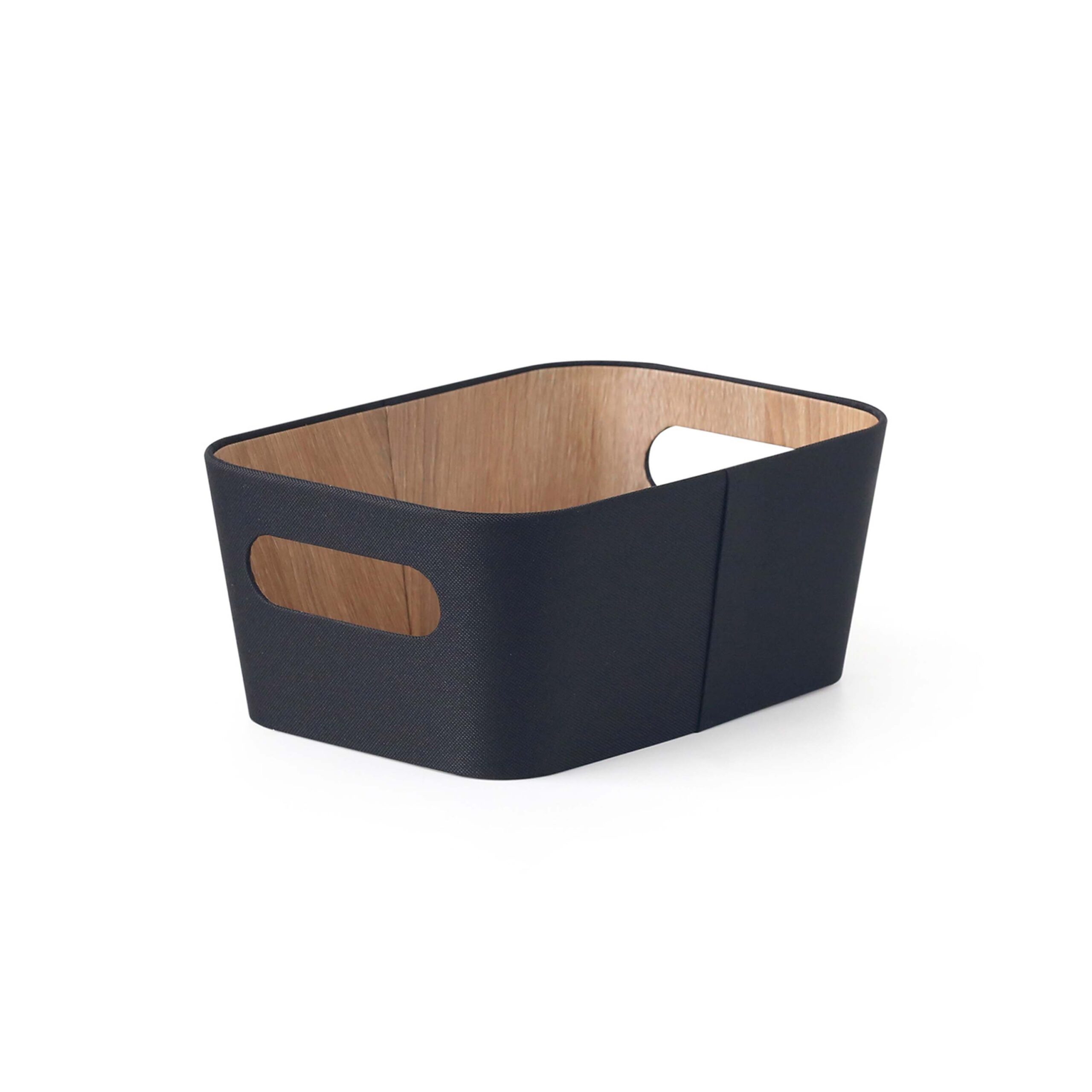 TORO Úložný košík KITCHISIMO 26x18x11cm černá