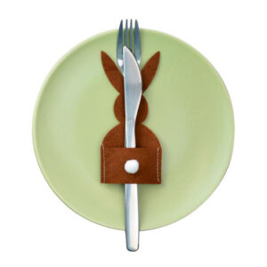 Arpex Plstěný obal na příbory 2ks zajíček