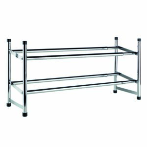 Kovový nastavitelný botník TORO 2 patra