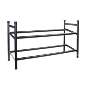 Kovový nastavitelný botník TORO 2 patra