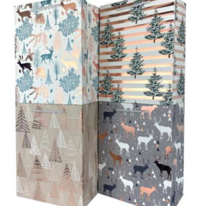 Papírová dárková taška TORO 40x30x12cm MIX vánoční