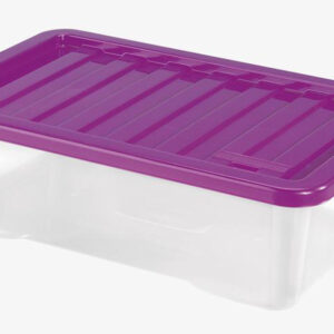 Plastový úložný box s víkem HEIDRUN Quasar 30l