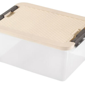 Plastový úložný box s víkem HEIDRUN R-box 14l.