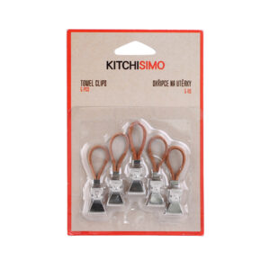 Skřipce na utěrky KITCHISIMO 5ks Varianta: ASSORT
